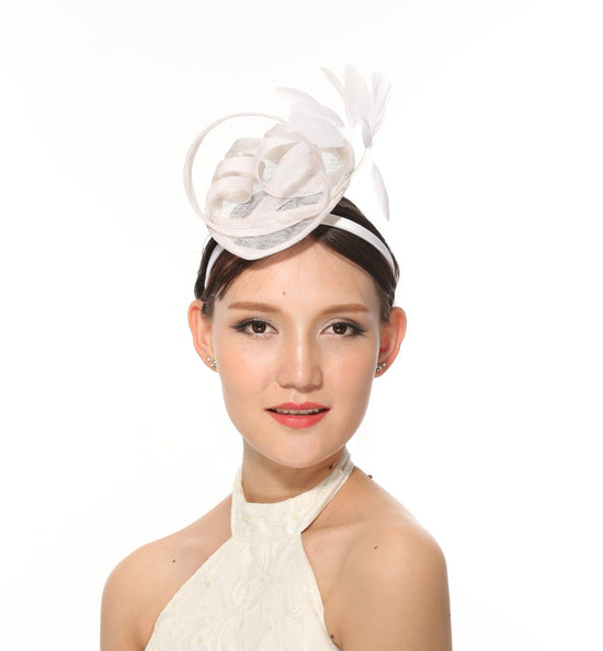 Loop Fascinator Hat for Weddings,church Tea Party