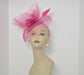 Hot Pink Feather Fascinator Hat: DerbyWedding Headband