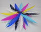Kentucky Derby Colorful Feathers Flowers Fascinator Hat on a Clip