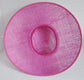 Hot Pink Sinamay Derby Hat: Wide Brim Wedding, Tea Party, Ascot