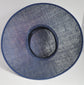 Navy Blue Derby Hat: Feather Flower Tea Party Hat