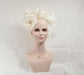 Wide Brim Kentucky Derby Fascinator  Hat, Ascot Hat for Wedding & Tea Party, Garden Party Hat, Mother of the Bride, Church- Ivory