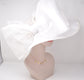 White Sinamay Kentucky Derby Hat: Wide Brim Royal Ascot Hat