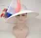 Sinamay Kentucky Derby Hat: Wide Brim Royal Ascot Wedding Hat