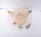 DerbyFeather Fascinator Hat: Floral Organza & Butterfly Headband