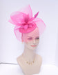 Hot Pink Feather Fascinator Hat: Kentucky Derby Wedding Headband