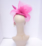 Hot Pink Feather Fascinator Hat: Kentucky Derby Wedding Headband