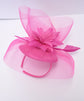 Hot Pink Feather Fascinator Hat: Kentucky Derby Wedding Headband