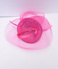 Hot Pink Feather Fascinator Hat: DerbyWedding Headband
