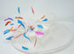 White Sinamay Derby Hat: Wide Brim Feathered Church Wedding Hat