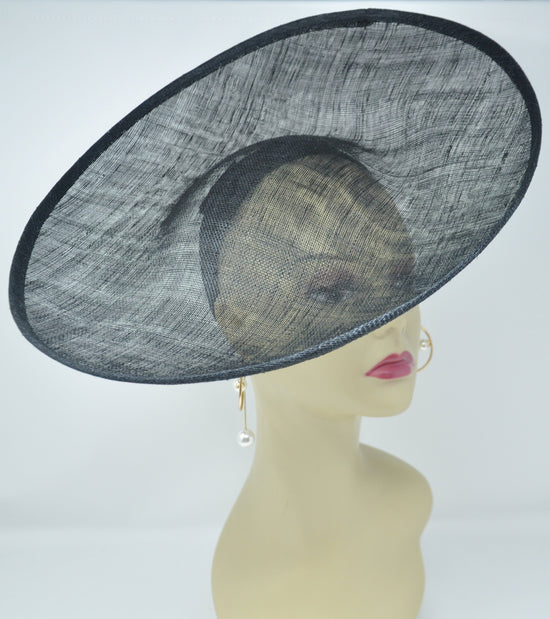 Sinamay Saucer Hat Base: 16.14" DIY Kentucky Derby Millinery Supply