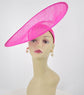 Sinamay Saucer Hat Base: Upturned Brim DIY Millinery Supply (16.14 Diameter)