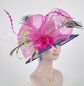 Kentucky Derby Sinamay Hat: Wide Brim Tea Party Wedding Hat