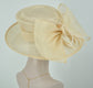 Sinamay Kentucky Derby Hat: Floppy Brim, Millinery Flower Bucket
