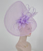 Lilac Feather Fascinator Hat, Royal Ascot DerbyWedding