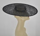 Large Brim Sinamay Fascinator Hat: Kentucky Derby Millinery Supply (18.5")