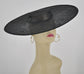 Large Brim Sinamay Fascinator Hat: Kentucky Derby Millinery Supply (18.5")