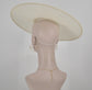 Large Brim Sinamay Fascinator Hat: DIY Millinery Supply (18.5" Diameter)
