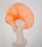 Orange Royal Ascot Fascinator Hat: Kentucky Derby Wedding Tea Party