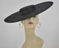 Large Brim Sinamay Fascinator Hat: Kentucky Derby Millinery Supply (18.5")
