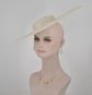 Large Brim Sinamay Fascinator Hat: DIY Millinery Supply (18.5" Diameter)