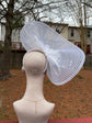 White Feather Fascinator Hat: Royal Ascot, Kentucky Derby, Wedding