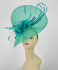 Emerald Green Feather Fascinator Hat: Kentucky Derby, Tea Party
