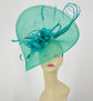 Emerald Green Feather Fascinator Hat: Kentucky Derby, Tea Party