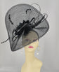Black Feather Fascinator Hat: Royal Ascot, Kentucky Derby, Wedding