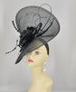 Black Feather Fascinator Hat: Royal Ascot, Kentucky Derby, Wedding
