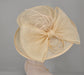 Wide Brim Kentucky Derby Floppy Sinamay Hat With Flowers  Millinery Church  Hat Nude