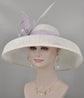 Audrey Hepburn Style Sinamay Dome Hat: DerbyTea Party