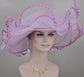 Lilac Kentucky Derby Hat: Sinamay Church Tea Party Hat