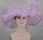 Lilac Kentucky Derby Hat: Sinamay Church Tea Party Hat