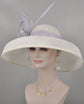 Audrey Hepburn Style Sinamay Dome Hat: DerbyTea Party