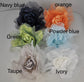 Wide Brim Sinamay Derby Hat: Silk Flower, Peacock & Pheasant Feathers