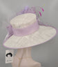 Lavender Feather Sinamay Derby Hat: Kentucky Derby, Tea Party