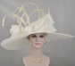 Wide Brim Feather Derby Hat: Royal Ascot Wedding Party