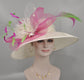 Sinamay Kentucky Derby Hat: Wide Brim Tea Party Ascot Hat
