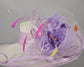 Lavender Feather Sinamay Derby Hat: Kentucky Derby, Tea Party