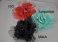 Black Sinamay Derby Hat: Wide Brim Silk Flower Wedding Hat