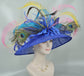 Church Kentucky Derby Hat Carriage Tea Party Wedding Wide Brim Women&