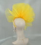 Lemon Yellow Crinoline Fascinator: Kentucky Derby Wedding Tea Party Hat