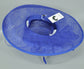 Royal Blue Sinamay Derby Hat: Wide Brim Wedding Tea Party Hat