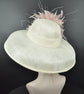 Sinamay Dome Hat: Audrey Hepburn Style, DerbyTea Party Hat