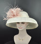 Sinamay Dome Hat: Audrey Hepburn Style, DerbyTea Party Hat