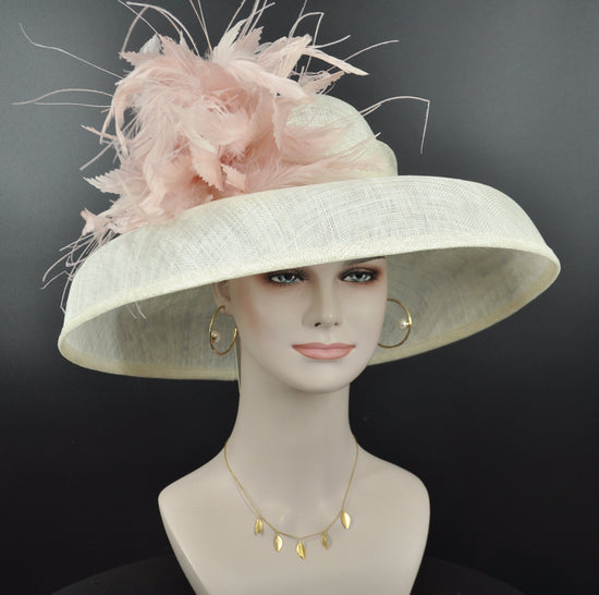 Sinamay Dome Hat: Audrey Hepburn Style, DerbyTea Party Hat