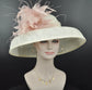 Sinamay Dome Hat: Audrey Hepburn Style, DerbyTea Party Hat