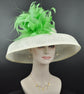 Sinamay Dome Hat: Audrey Hepburn Style, Kentucky Derby, Tea Party
