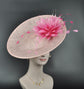 Blush Pink Fascinator Hat: Kentucky Derby, Tea Party, Ascot Races